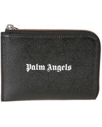 Palm Angels - Logo Zipped Card Holder - Lyst