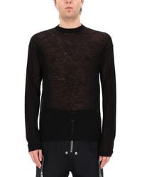 Rick Owens - Penta Sheer Pull Sweater New Wool Jumpers - Lyst
