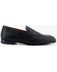 Doucal's - Braidy Leather Loafers - Lyst