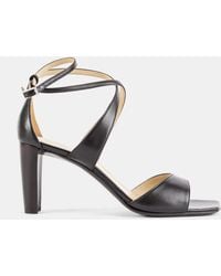 Lemaire - Cross-Strap Lamb Nappa Leather Sandals Cross 80 - Lyst