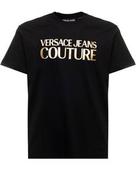 T shirt Maglietta Versace Jeans Sweatshirt EXTRASLIM Uomo Nero B3GQA7E0S0059 899 