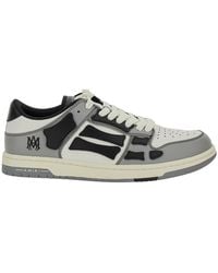 Amiri - 'Skel Top Low' Sneakers With Logo Patch On Thetongue And Contrasting Details On The Side - Lyst