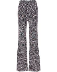 Missoni - Intricate Patterned Trousers With Flared Leg Design - Lyst