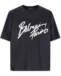 Balmain - T-Shirts And Polos Cotton - Lyst
