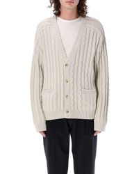Helmut Lang - Cable Knit Cardigan - Lyst