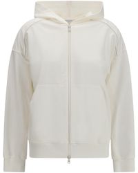Brunello Cucinelli - Cotton Hoodie Cotton; Elastane Sweatshirts - Lyst