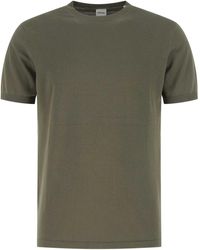 Aspesi - Olive Green Cotton T-shirt - Lyst