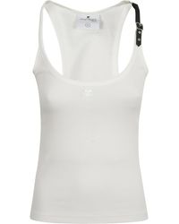 Courreges - Holistic Buckle 90S Rib Tank Top - Lyst