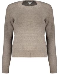 Bottega Veneta - Long Sleeve Crew-Neck Sweater - Lyst