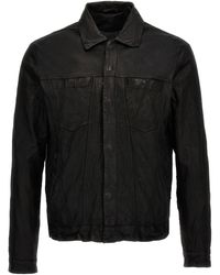 Giorgio Brato - Trucker Leather Jacket - Lyst