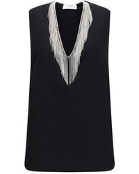 Max Mara - Black Polyester Shirt - Lyst