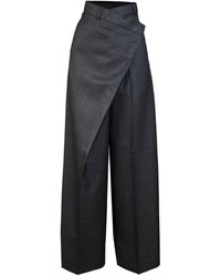 Acne Studios - Tailored Wrap Trousers - Lyst
