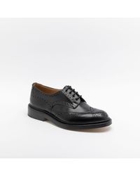 Tricker's - Bourton Box Calf Derby Shoe (Leather Sole) - Lyst