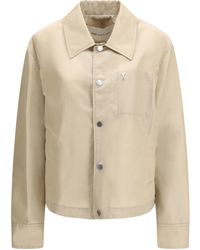 Ami Paris - Buttoned Jacket With Ami De Coeur Stud - Lyst