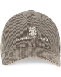 Brunello Cucinelli - Ribbed Baseball Cap - Lyst