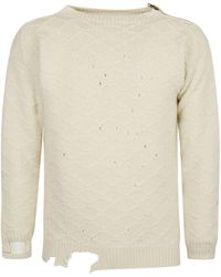 Maison Margiela - Knitted Wool Sweater - Lyst