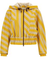 Fendi - Pequin Striped Jacket - Lyst