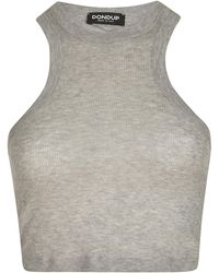 Dondup - Cropped Tank Top - Lyst