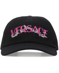 Versace - Printed Logo Baseball Cap - Lyst