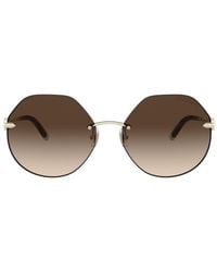 Tiffany & Co. - Sunglasses Round Rimless, Pale Frame And Gradient Lens Tf307760213B - Lyst