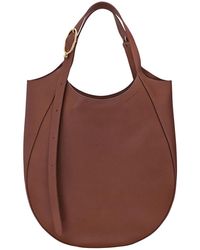 Longchamp - Shoulder Bag Le Foulonné Leather Calf - Lyst