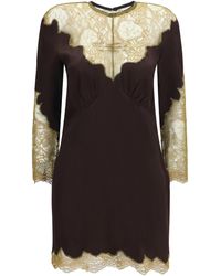 The Attico - Lace Mini Dress - Lyst