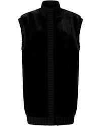 Pinko - Long Faux Fur Gilet - Lyst