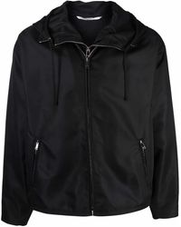 Valentino - Dual Zip-Detail Hooded Short Jacket - Lyst