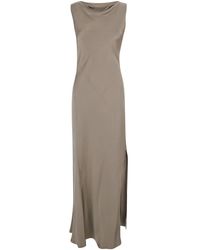 Antonelli - Montereal Long Dress With Draped Neck - Lyst