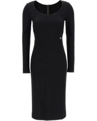 Dolce & Gabbana - Dolce & Gabbana Logo Dress - Lyst
