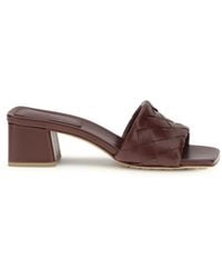Bottega Veneta - Mules Parco Leather Lamb Sandal - Lyst