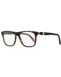 Moncler - Moncler Ml5161 Rectangular Acetate Eyeglasses - Lyst