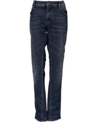 Dolce & Gabbana - Cotton Mid Waisted Straight Denim Jeans Elastane Clothing - Lyst