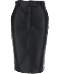 Le Plain - Skirt With Hidden Closure On The Front - Lyst