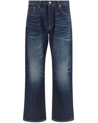 Tom Ford - Cotton Straight-Leg Jeans - Lyst