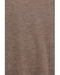 Fabiana Filippi - Sequin-Embellished Sweater Moka Meringa - Lyst