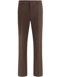 Burberry - Cotton Chino Pants - Lyst
