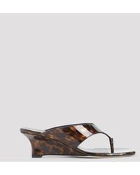 Stuart Weitzman - Stuart Weizman Vinnie Wedge Thong 50 Sandals - Lyst