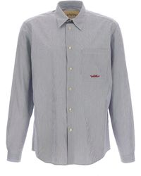 Valentino Garavani - Striped Cotton Shirt - Lyst
