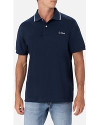 Mc2 Saint Barth - Cotton Piquet Polo Shirt Beverly Hills - Lyst