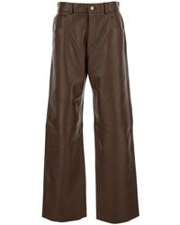 Haikure - Bonnie Five-Pocket Trousers With Belt Loops Leather - Lyst