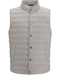 Brunello Cucinelli - Sleeveless Padded Gilet Polyester Blazers E Vests - Lyst