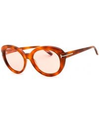 Tom Ford - Tom Ford Ft1009 Cat Eye Acetate Sunglasses — Tortoiseshell - Lyst