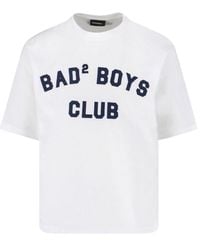 DSquared² - Cotton Graphic Print Logo T-Shirt - Lyst