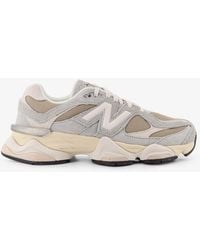 New Balance - Mesh And Suede 9060 Sneakers - Lyst