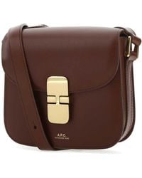 A.P.C. - Leather Grace Mini Crossbody Bag - Lyst