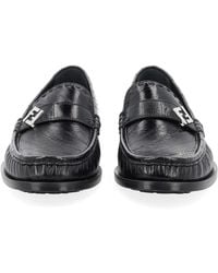 Fendi - Leather Loafers - Lyst