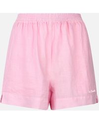 MC2 Saint Barth - Meave Linen Shorts Pant - Lyst