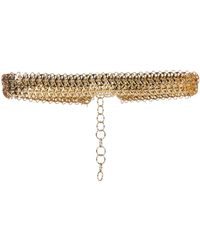 Rabanne - Belt With Brass Discs - Lyst