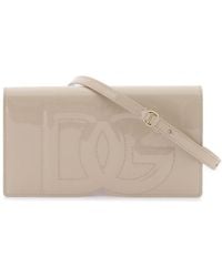 Dolce & Gabbana - Mini 'dg Logo' Bag In Patent Leather - Lyst